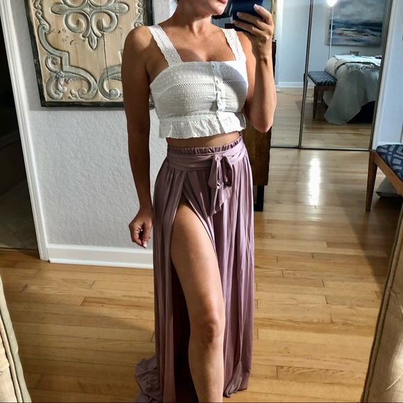 Dance & Marvel Dresses & Skirts - NWT Lulu’s Dance & Marvel Double Open Leg Skirt